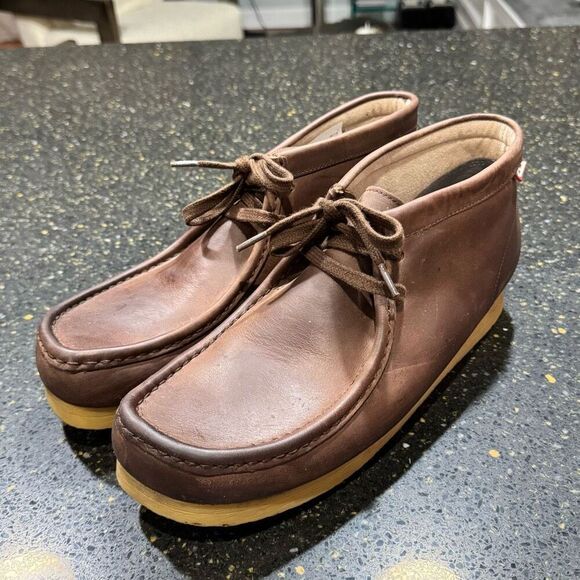 Clark’s Stinson Hi Oily Brown Boots. Size 12M. main image 8